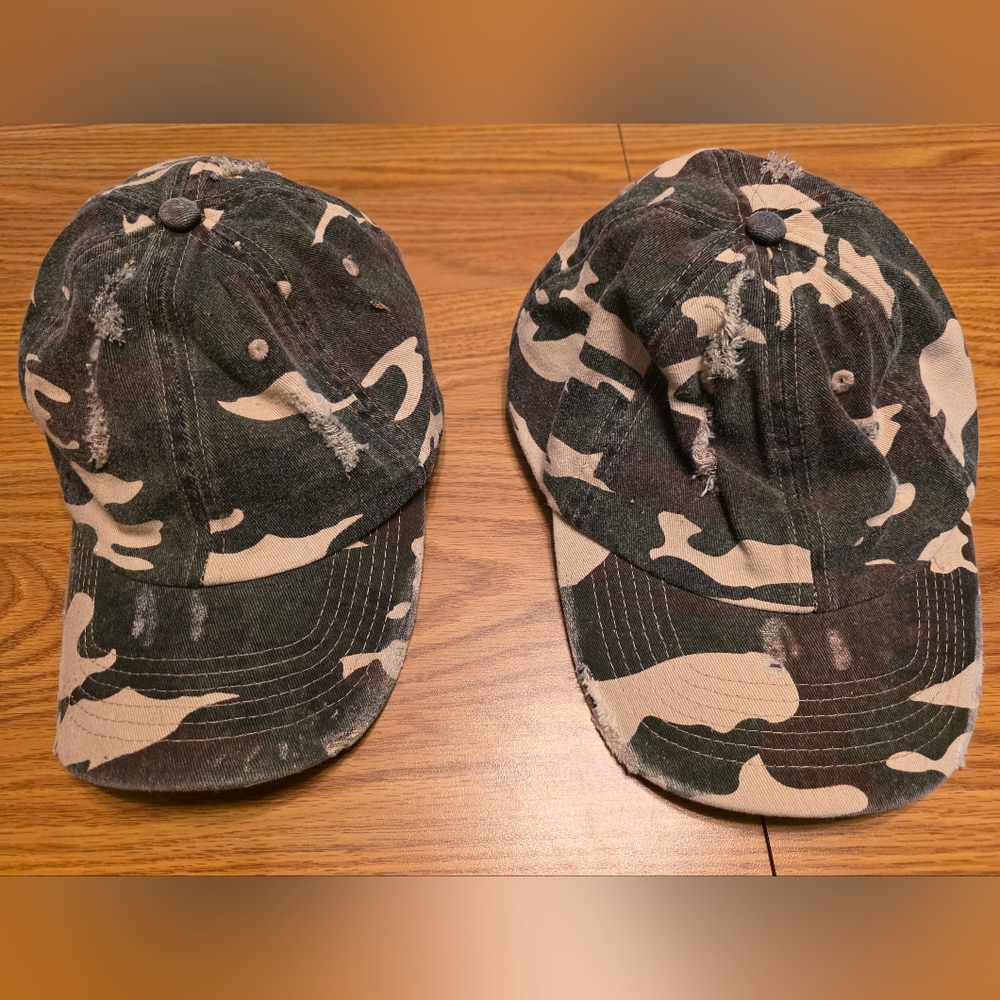 Lucky & Blessed Camouflage Hunting Hats - Picture 1 of 6